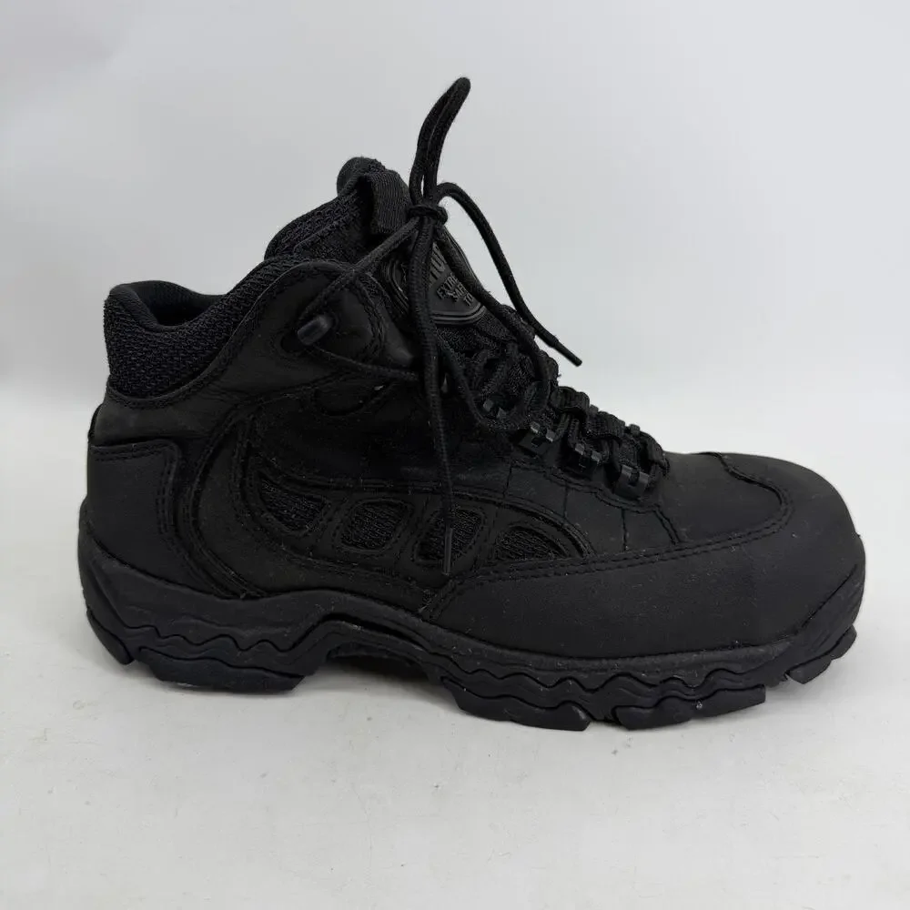 Rocky Extremium Safety Toe Boots Mens Size 8.5 Black Work Slip Resistant Combat